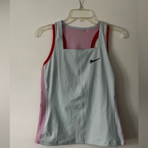 Nike Dri-Fit Slim Fit Blue Tennis Tank Top